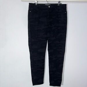 Social standard by sanctuary ankle skinny jeans, black camouflage